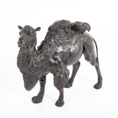 Japanese Meiji Period Bronze Bactrian Camel by Genryusai Seiya