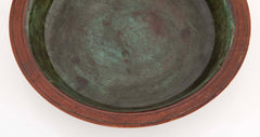 A Just Andersen Patinated Bronze Bowl