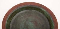 A Just Andersen Patinated Bronze Bowl