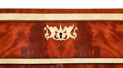 Empire Style Baltic Neoclassical Mahogany Cabinet