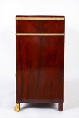 Empire Style Baltic Neoclassical Mahogany Cabinet