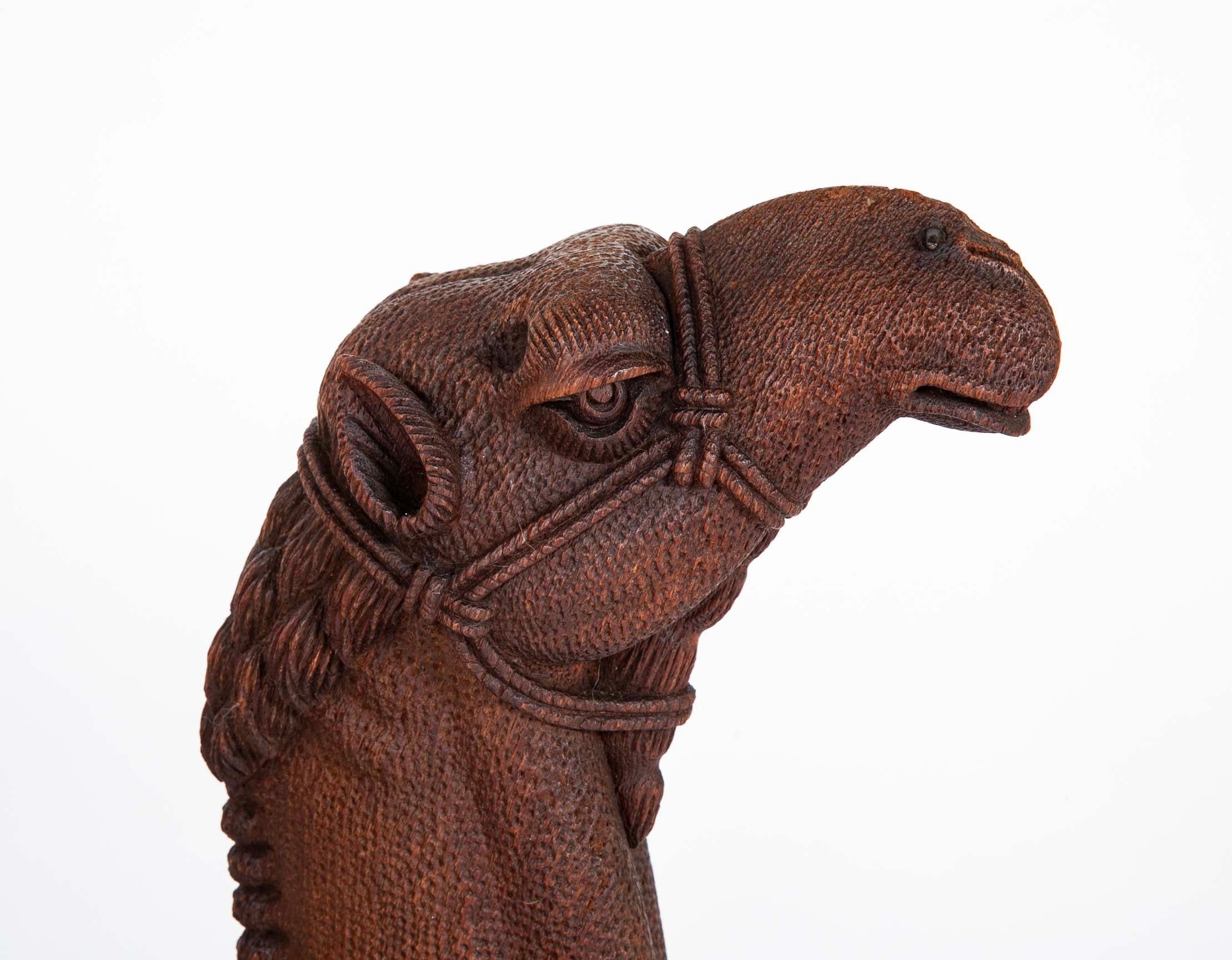 Camel Table Made From Caramel Oak And Indigenous Hardwood