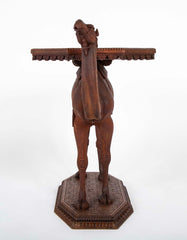 Camel Table Made From Caramel Oak And Indigenous Hardwood