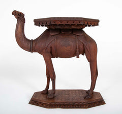 Camel Table Made From Caramel Oak And Indigenous Hardwood