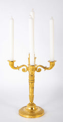 Early 19th Century French D'ore Four Arm Candelabra