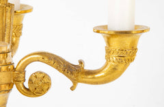 Early 19th Century French D'ore Four Arm Candelabra