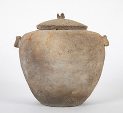 Chinese "Warring States Period" Covered Pottery Jar