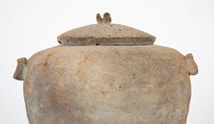 Chinese "Warring States Period" Covered Pottery Jar