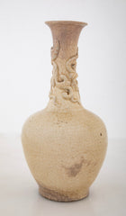 Cream Glazed Long Neck Vase