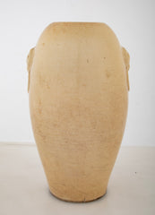 Chinese Cream Crackle Glazed Ovoid Vase
