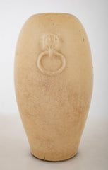 Cream Crackle Glazed Ovoid Vase