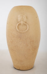 Chinese Cream Crackle Glazed Ovoid Vase