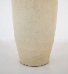 Chinese Cream Crackle Glaze Qing Dynasty Vase