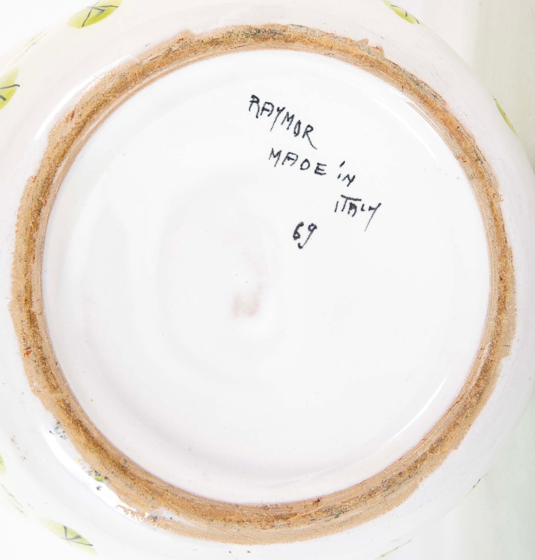 Bamboo Handled Ceramic Bucket