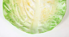 Set of Wannopee Majolica Lettuce Leaves