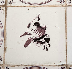 Frits Henningson Coffee Table in Mahogany with Tile Top Displaying Animals