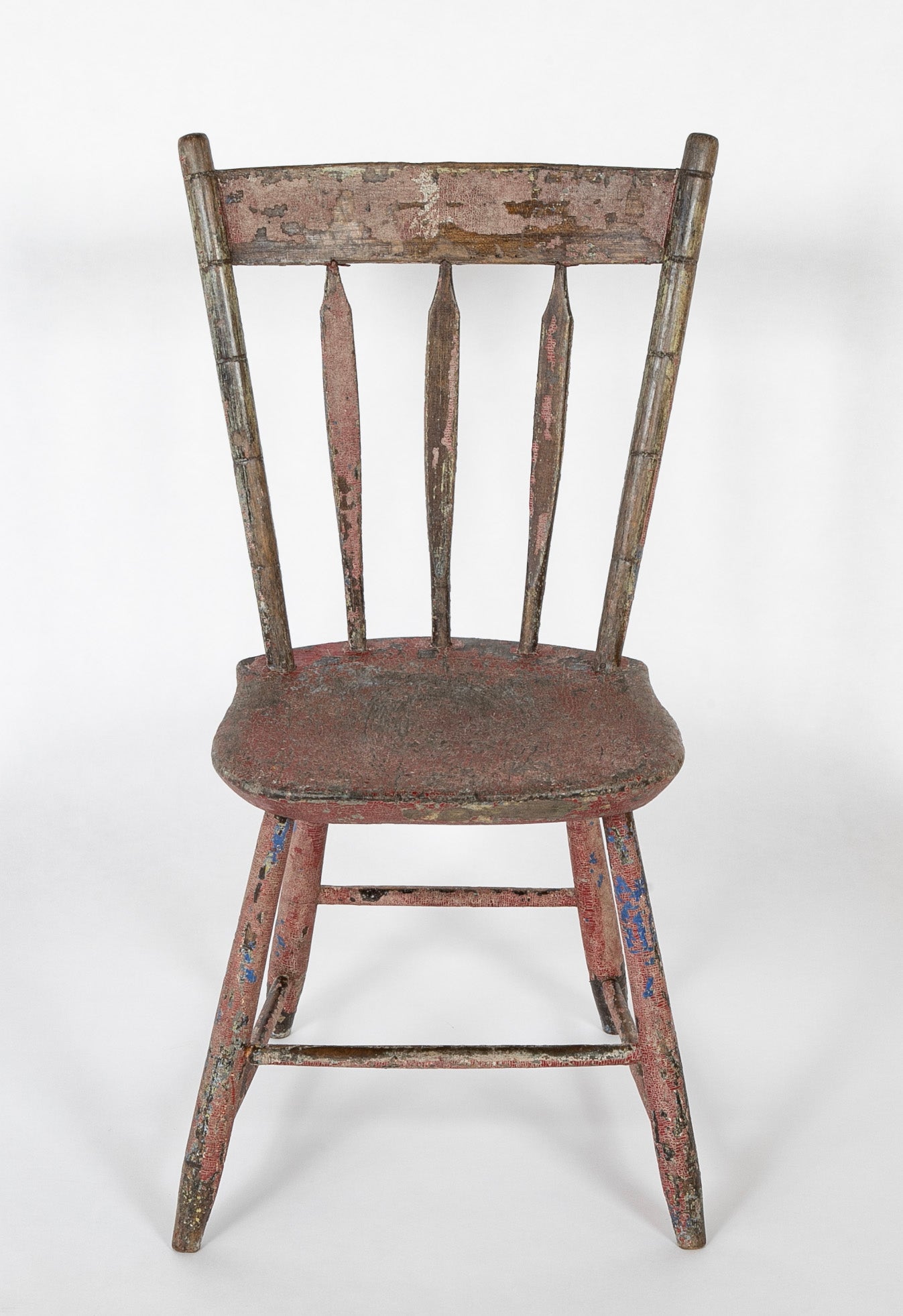 A 19th Century "Chippy Chair" of Painted Wood