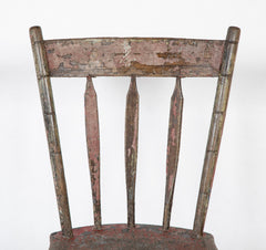 A 19th Century "Chippy Chair" of Painted Wood