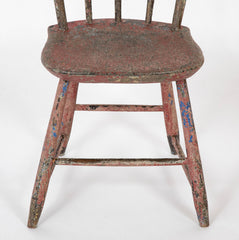 A 19th Century "Chippy Chair" of Painted Wood