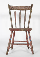 A 19th Century "Chippy Chair" of Painted Wood