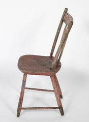 A 19th Century "Chippy Chair" of Painted Wood