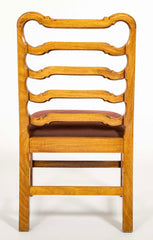 Set of 6 Oak Ladderback Chairs by Whytock & Reid of Edinburgh