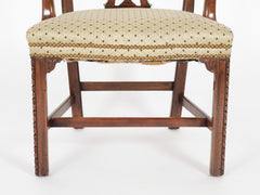 Set of Eight George III Mahogany Dining Chairs