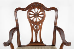 Set of Eight George III Mahogany Dining Chairs