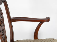 Set of Eight George III Mahogany Dining Chairs