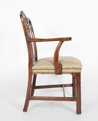 Set of Eight George III Mahogany Dining Chairs