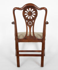 Set of Eight George III Mahogany Dining Chairs