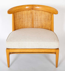 Pair of Caned Back Slipper Chairs by J. Lubberts & L. Mulder for Tomlinson