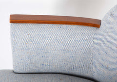 French Mahogany Arm Chair by Jean Pascaud