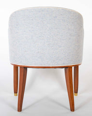 French Mahogany Arm Chair by Jean Pascaud