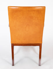 Fritz Henningsen Stained Beech Frame Easy Chair