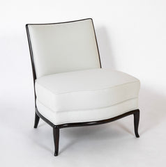 Pair of Ebonized Slipper Chairs by Robsjohn-Gibbings