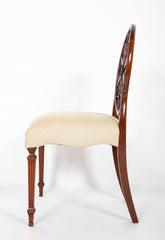Set of 12 George III Style Mahogany Wheelback Chairs
