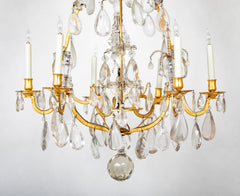 French Louis XV Hand Wrought Chandelier