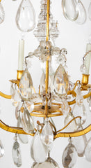 French Louis XV Hand Wrought Chandelier