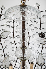 Large Spherical Chandelier in the Manner of Maison Bagues