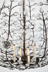 Large Spherical Chandelier in the Manner of Maison Bagues