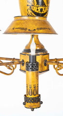 Charming Five Light French Tole Chandelier