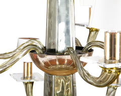 A Large Donghia 15 Arm Murano Glass Chandelier