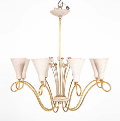 Mid-Century Chandelier by Paavo Tynell for Lightolier