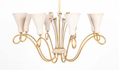Mid-Century Chandelier by Paavo Tynell for Lightolier