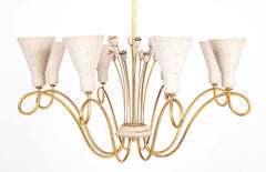 Mid-Century Chandelier by Paavo Tynell for Lightolier