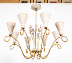 Mid-Century Chandelier by Paavo Tynell for Lightolier