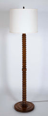 Charles Dudouyt style Turned Floor Lamp