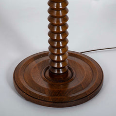 Charles Dudouyt style Turned Floor Lamp