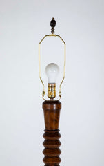 Charles Dudouyt style Turned Floor Lamp